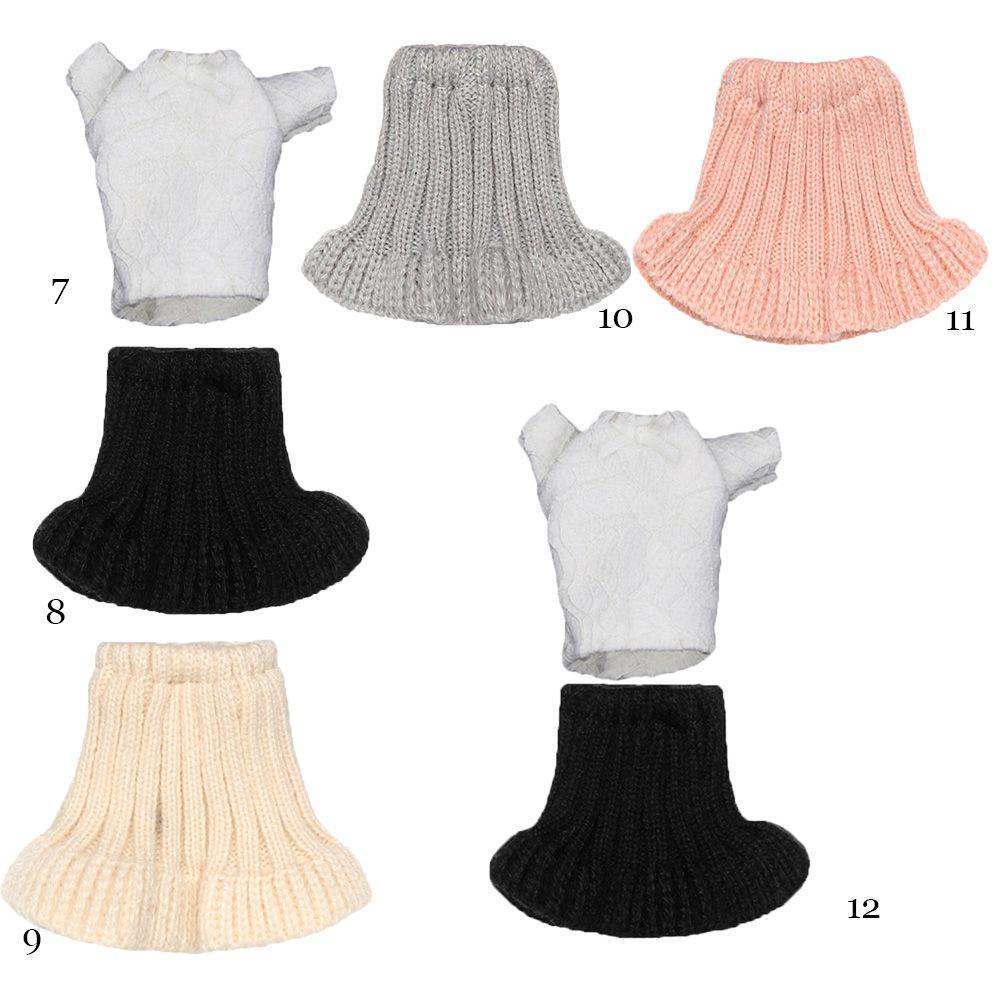 Layor1 Áo Sweater Dệt Kim Mini Nhiều Màu Sắc Giản Dị Làm Quà Tặng Đồ Chơi Búp Bê