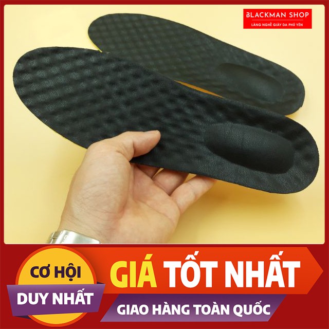 Lót giày đẹp thời trang Fu Khang cho nam Siêu bền và mềm mại màu đen và nâu LD13