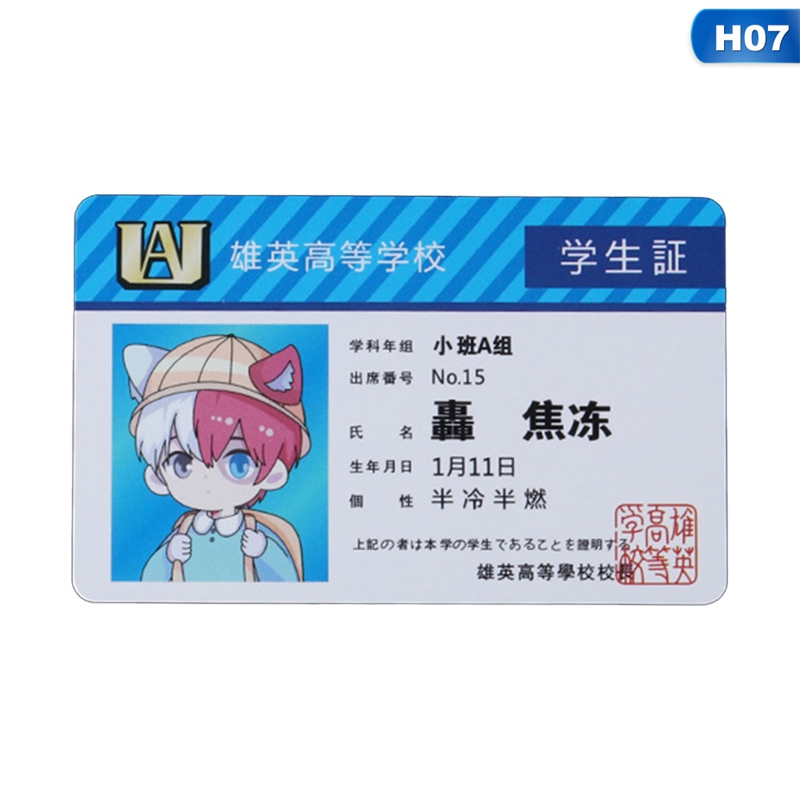 Bộ Sưu Tập Thẻ Bài anime my hero Academy Độc Đáo