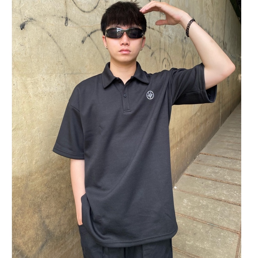 Áo Polo Nam Nữ Thời Trang MENTAL® M Logo Casual