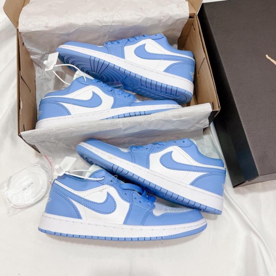 [Full bill +box] Giày Jordan Cổ Thấp Nam Nữ, Giày Sneaker JD1 Xanh Dương Cổ Thấp Thời Trang Cao Cấp Hottrend 2022