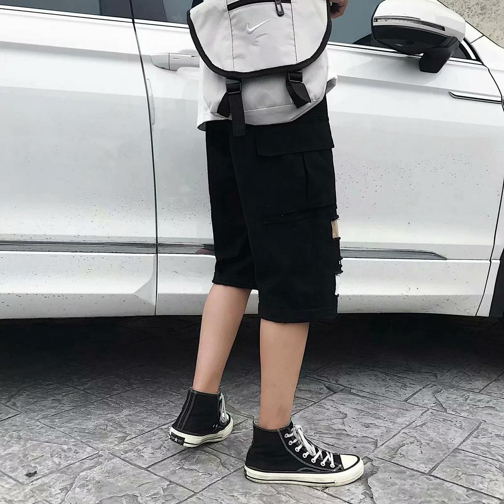 Quần Short cargo Phong Cách Hàn Quốc Thời Trang Cho Nam