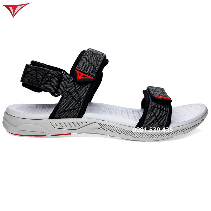 [Fullbox] Dép Quai Hậu Việt Thủy Hai Quai Ngang Nam Xám - VT3