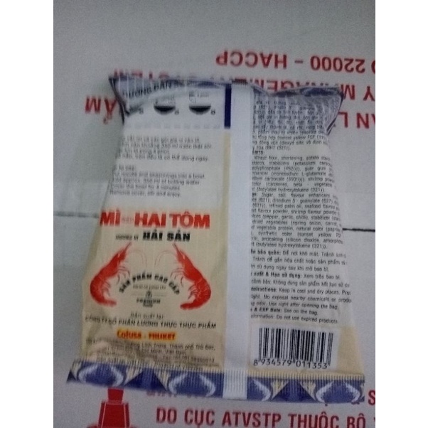 Mì hai tôm hương vị hải sản