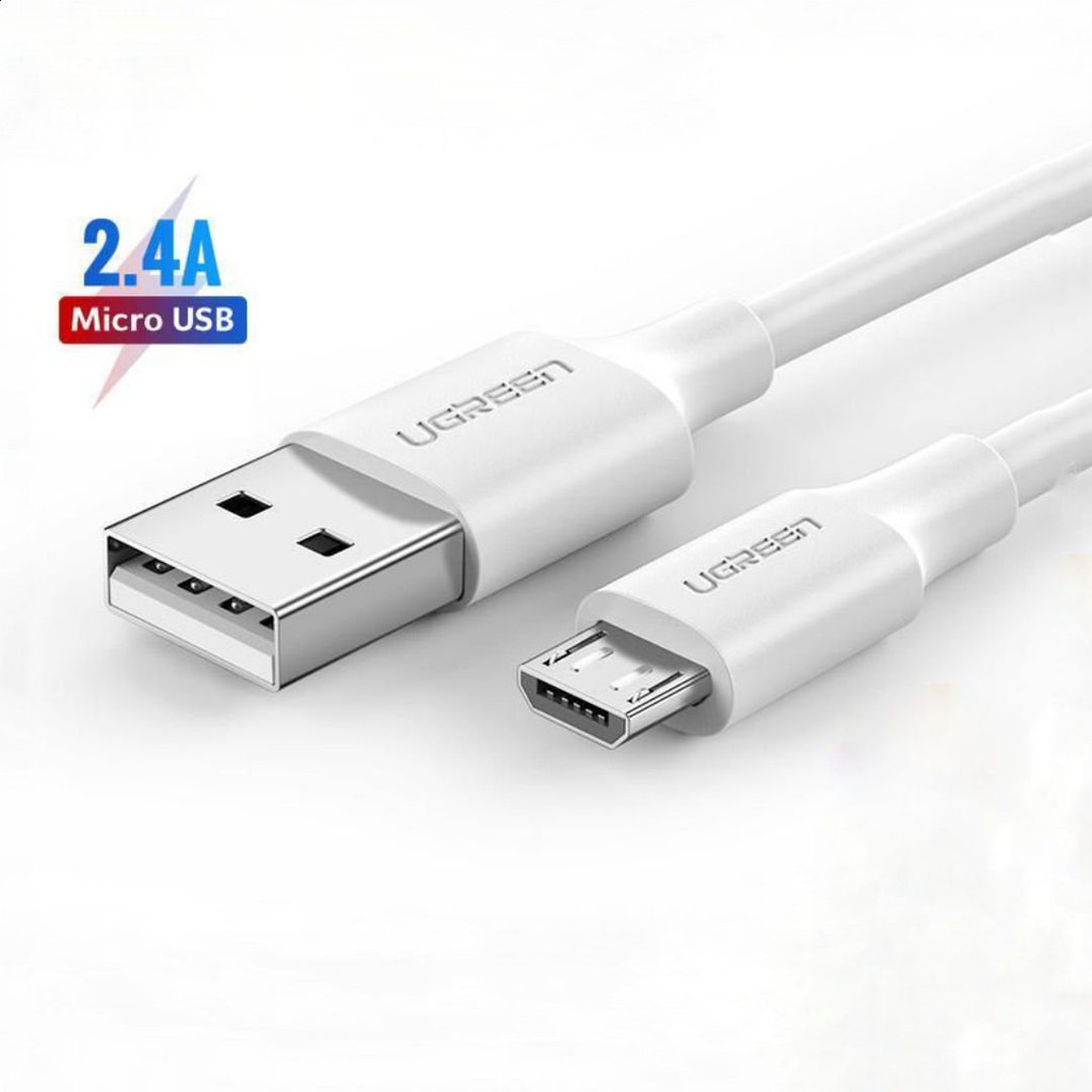 Cáp sạc và truyền dữ liệu Ugreen US289 cổng Micro USB 2.4A