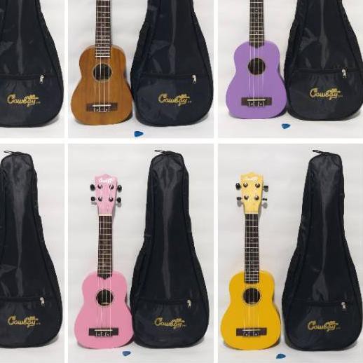 Đàn Ukulele Màu Hồng Kích Thước 21 Inch Hàng Nhập Khẩu Cao Cấp