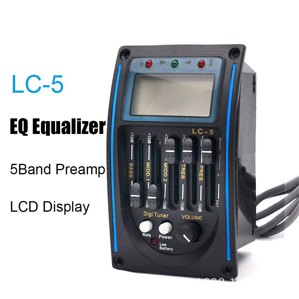 Thiết Bị Cân Bằng EQ LC-5 Có Màn Hình LCD Cho Đàn Guitar Acoustic