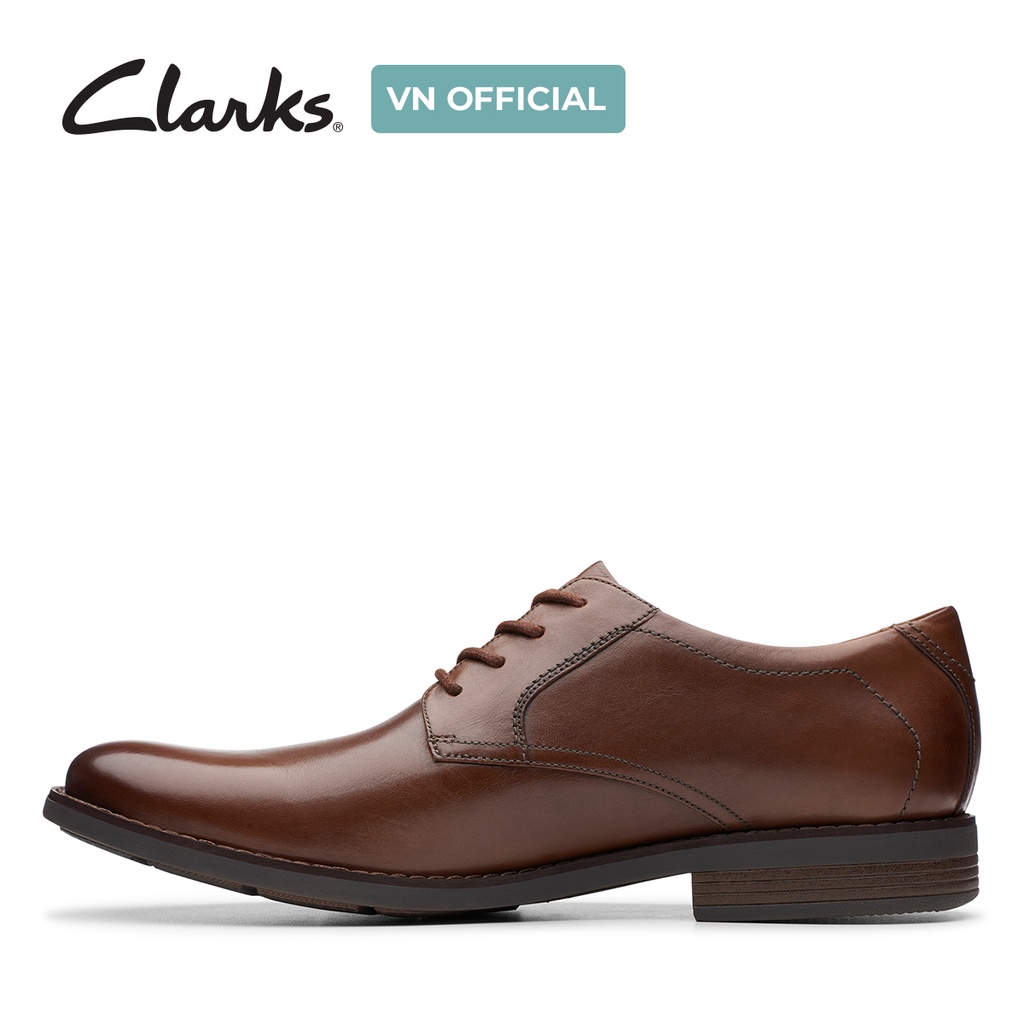 Giày Oxfords Nam CLARKS Becken Lace màu nâu