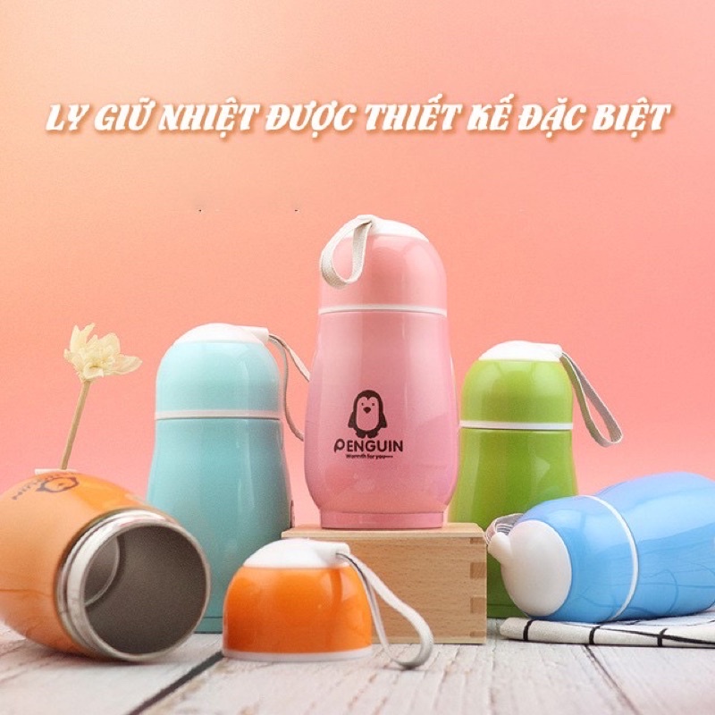 Bình giữ nhiệt size nhỏ 100ml nhiều màu sắc đáng yêu BWB-003
