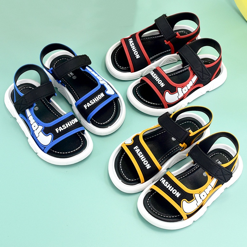 Giày Sandal Đế Mềm Thời Trang Mùa Hè Hàn Quốc Cho Bé Trai 2-8 Tuổi