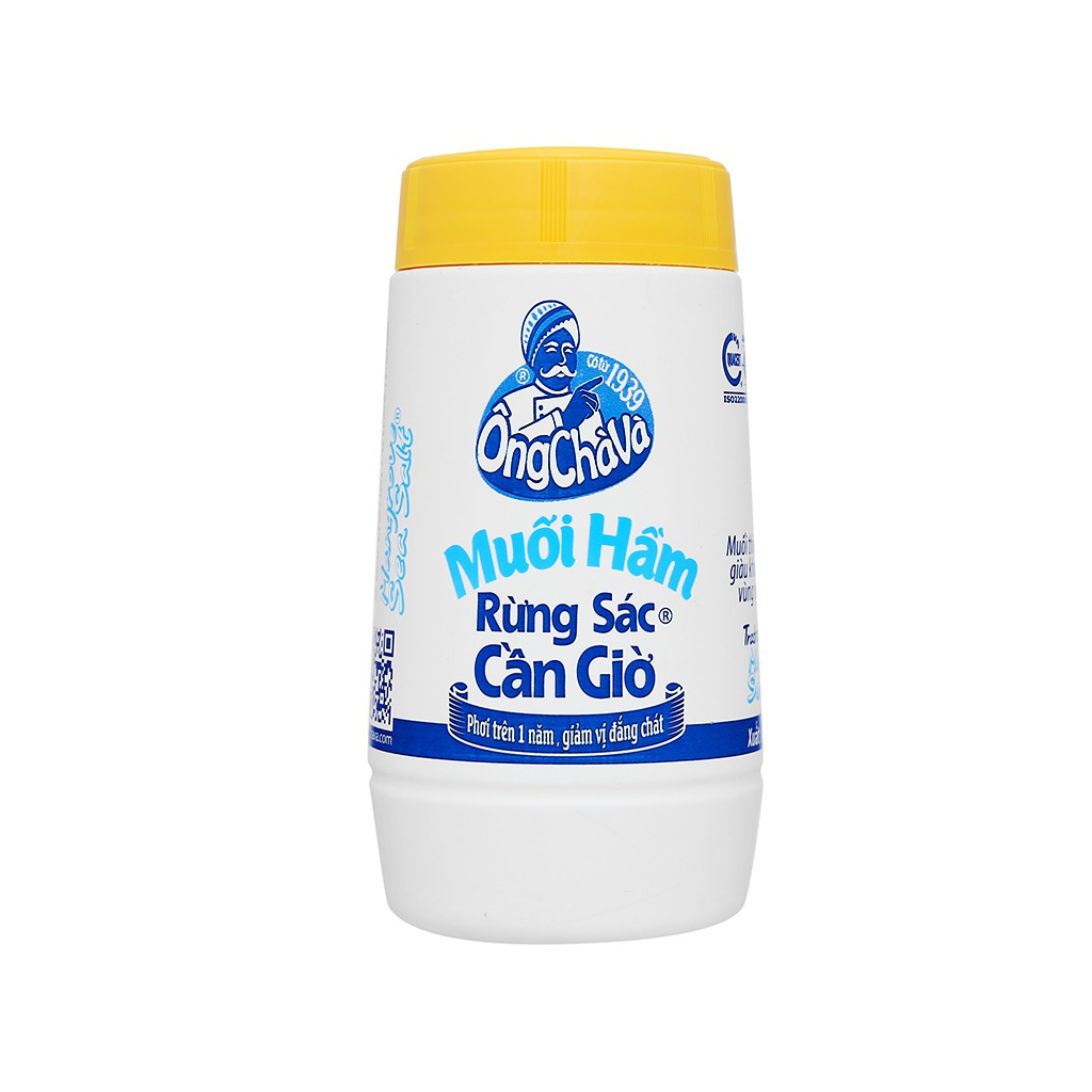 Muối hầm rừng Sác Cần Giờ Ông Chà Và hũ 200g