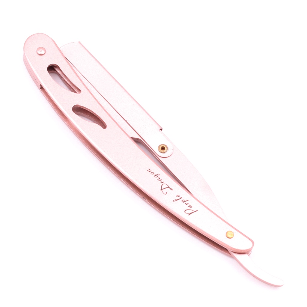 Dao cạo râu hai lưỡi bằng thép không gỉ tiện dụng cho salon làm đẹp
