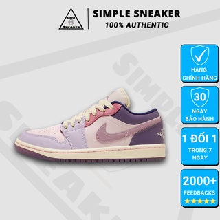 Giày Nike Jordan 1 Low 💙CHÍNH HÃNG💙 Nike Air Jordan 1 Low Pastel Purple W [DZ2768-651] - Simple Sneaker