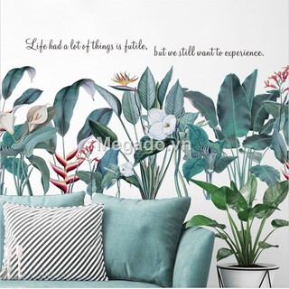 Decal dán tường cây xanh A169