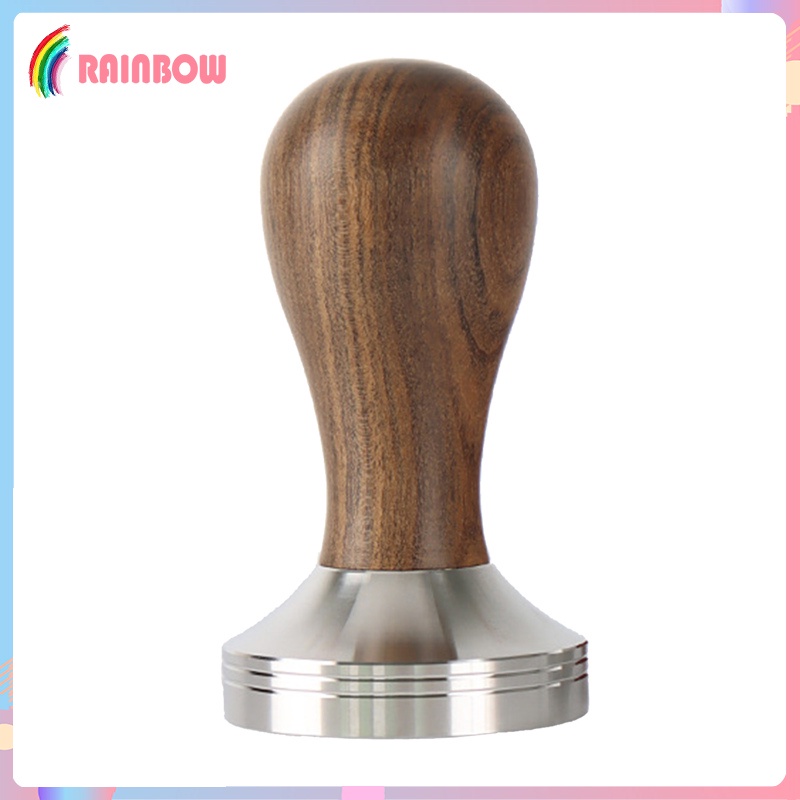 Búa Đập Cà Phê Espresso Bằng Thép Không Gỉ Với Tay Cầm Gỗ Tiện Dụng Hahaha1