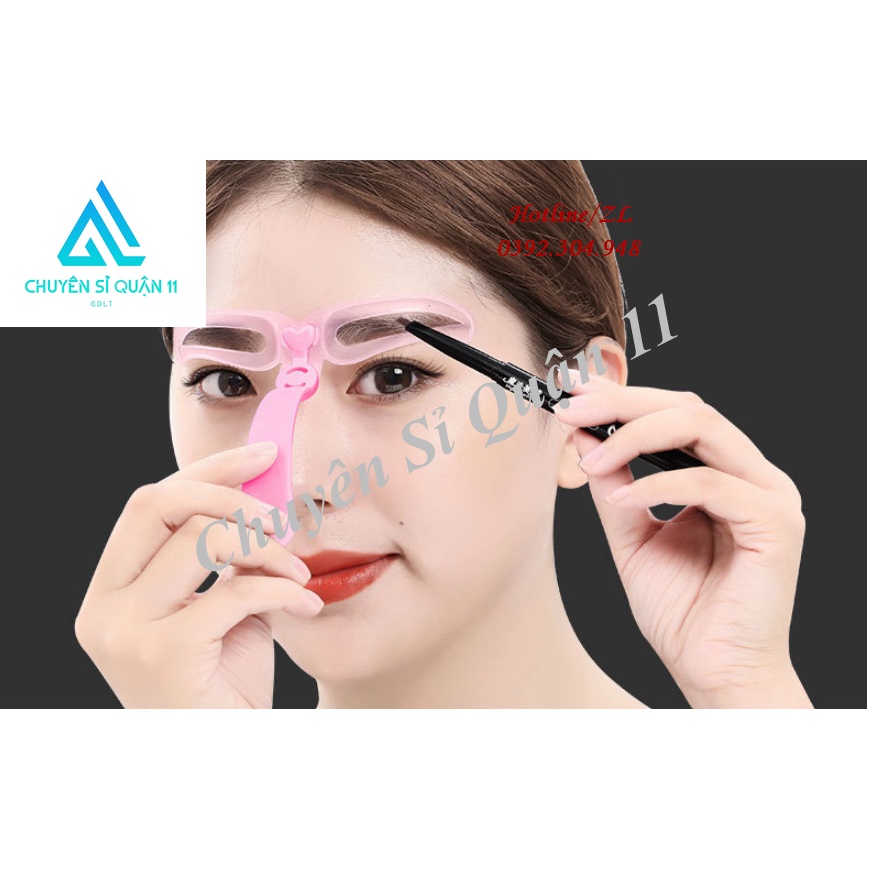 Set 4 Khung kẻ định hình lông mày Khuôn kẻ chân mày cầm tay CMCamTay-set4