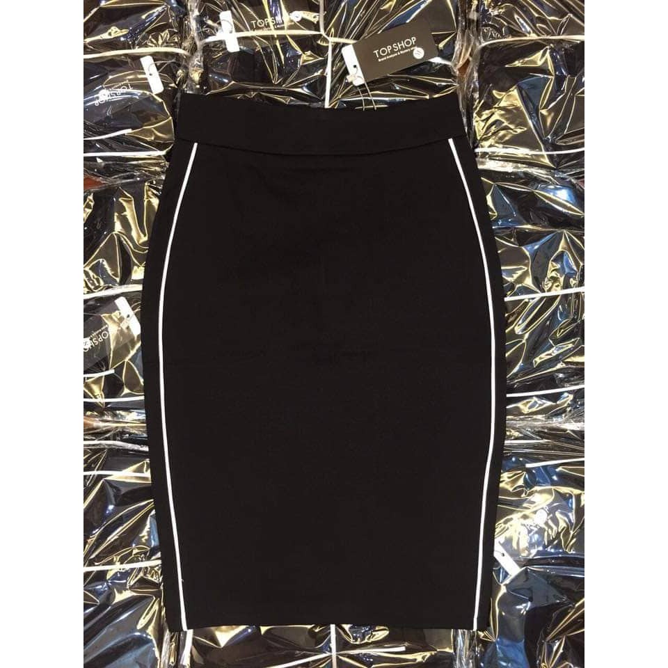 NEW! chân váy bút chì 2 sọc kẻ hông tôn dáng chân dài | BigBuy360 - bigbuy360.vn