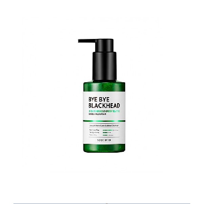 [Mã FMCG8 - 8% đơn 250K] Sữa Rửa Mặt Sủi Bọt Giảm Mụn Đầu Đen SomeByMi ByeBye Blackhead 30 Days Miracle Green Tea 120g