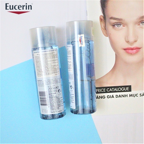 [NHẬP KHẨU-TEM PHỤ] Nước tẩy trang Eucerin dịu nhẹ cho da nhạy cảm Dermato Clean Micellar Cleansing 3in1 200 ml