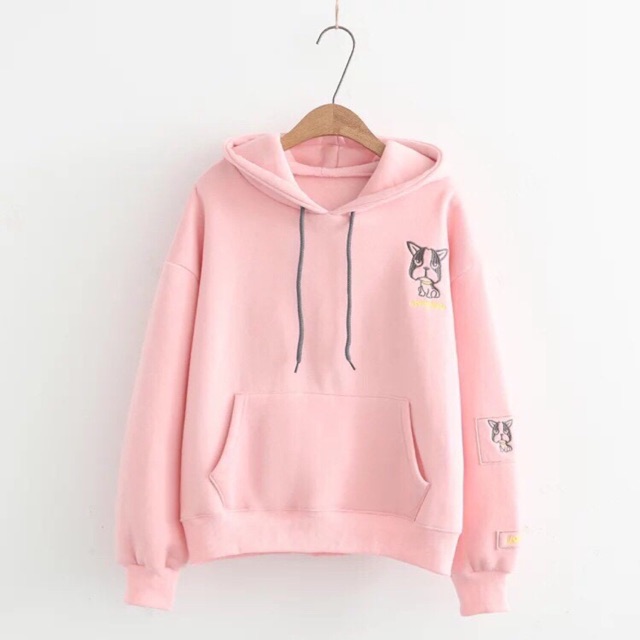 ÁO KHOÁC NỈ HEVI IN HÌNH CÚN CUTE PONGSTORE SHOP