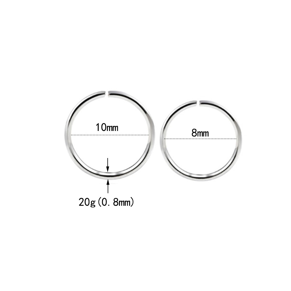 Khuyên Xỏ Mũi Bằng Thép Không Gỉ Cá Tính