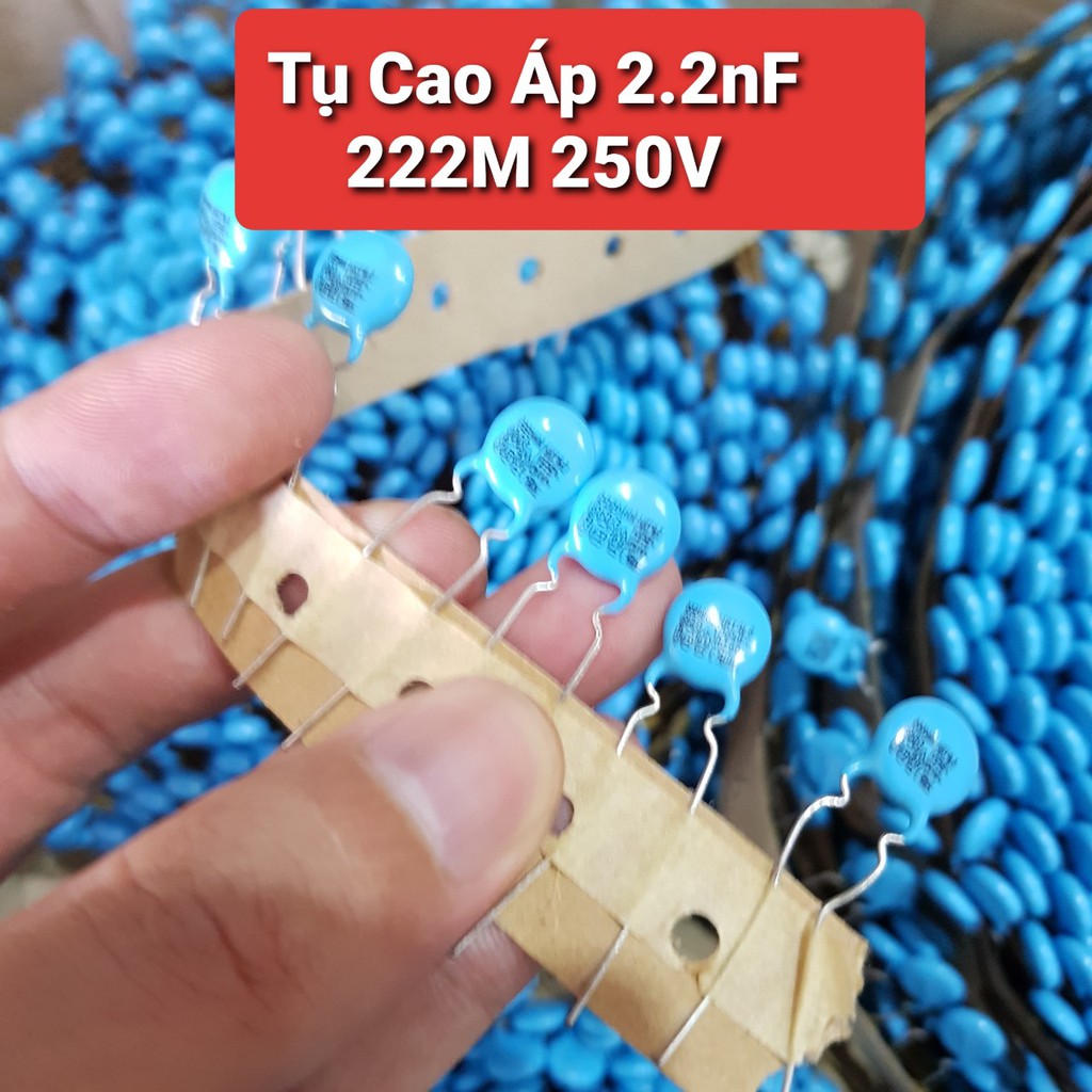 [COMBO Giá Rẻ] Tụ Cao Áp 222 250V 2.2 nF DE0910E222MTụ Không Phân Cực 2.2nF 250V