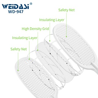 Vợt muỗi thông minh tự động bắt muỗi WD-947 (BẢO HÀNH 3 THÁNG, 1 ĐỔI 1 NẾU DO LỖI CỦA NHÀ SẢN XUẤT)