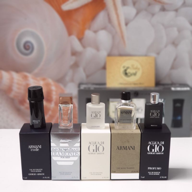 SET NƯỚC HOA GIFT SET GIORGIO ARMANI MINI FOR MEN