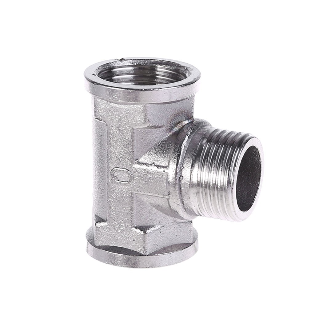 Van nối ống nước 3 đầu hình chữ T bằng thép không gỉ nhiều kích cỡ