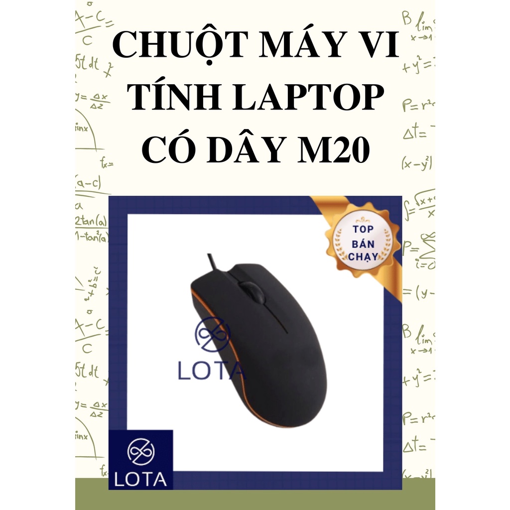 CHUỘT CƠ BẢN CÓ DÂY CHO LAPTOP MÁY VI TÍNH, chuột làm việc văn phòng học sinh viên, computer basic mouse with cable