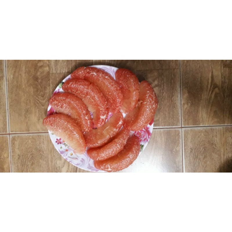 Bưởi da xanh gọt vỏ