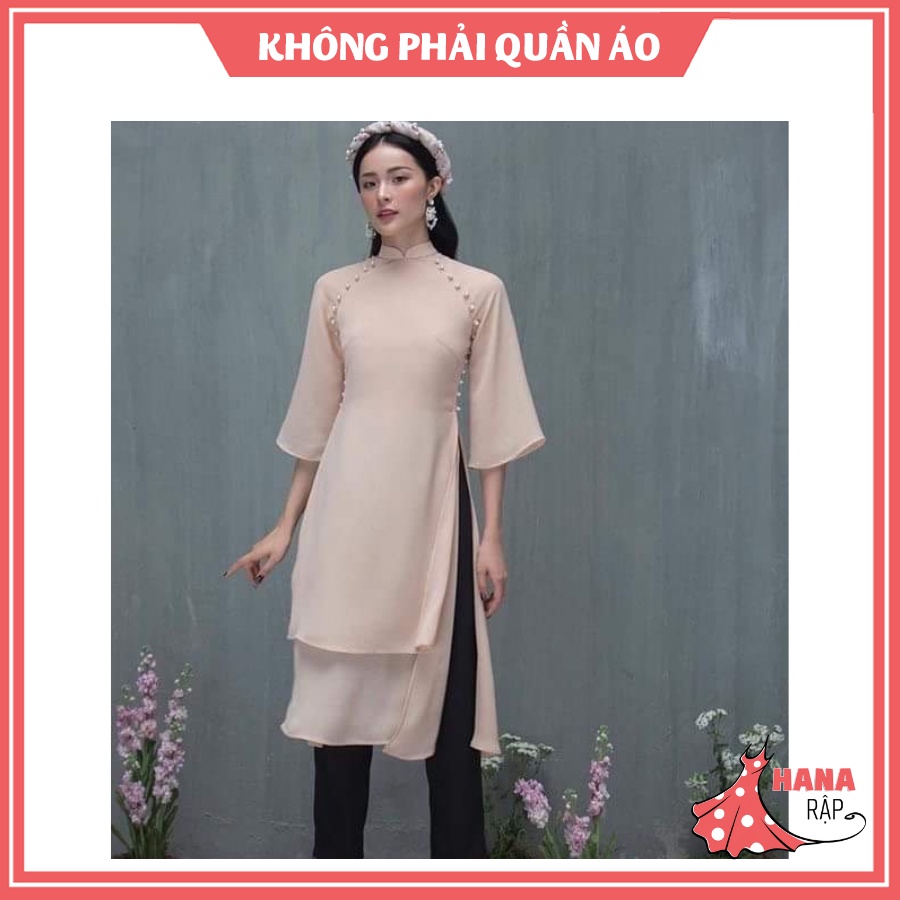 HAD001_Rập giấy áo dài cách tân ngày tết (Có hướng dẫn) | Rập giấy Hana