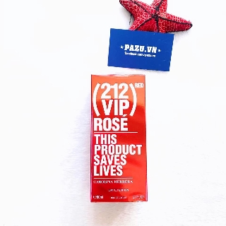 Nước Hoa Carolina Herrera 212 VIP Red Rose This Product Saves Lives Limited Edition