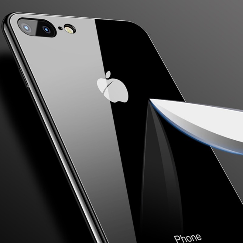 Ốp điện thoại mặt kính tráng gương cho iPhone XS Max XR X 8 7 6 6s Plus