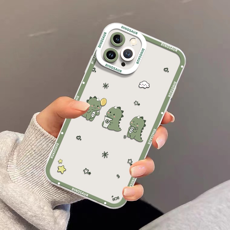 Ốp Điện Thoại TPU Dẻo Trong Suốt Họa Tiết Hoạt Hình Dễ Thương Cho IPhone 14 13 12 11 Pro XS Max X XR 8 7 6 6S Plus