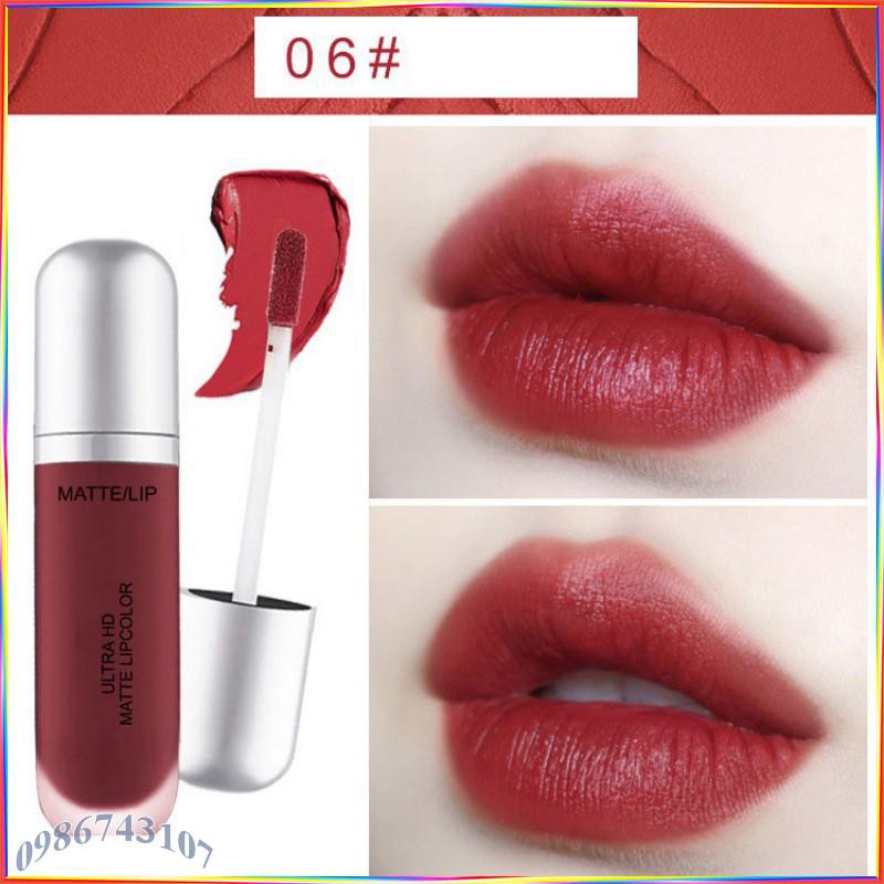 Son kem lì Novo Big Ultra HD Matte Lip bền màu chống trôi ABU8