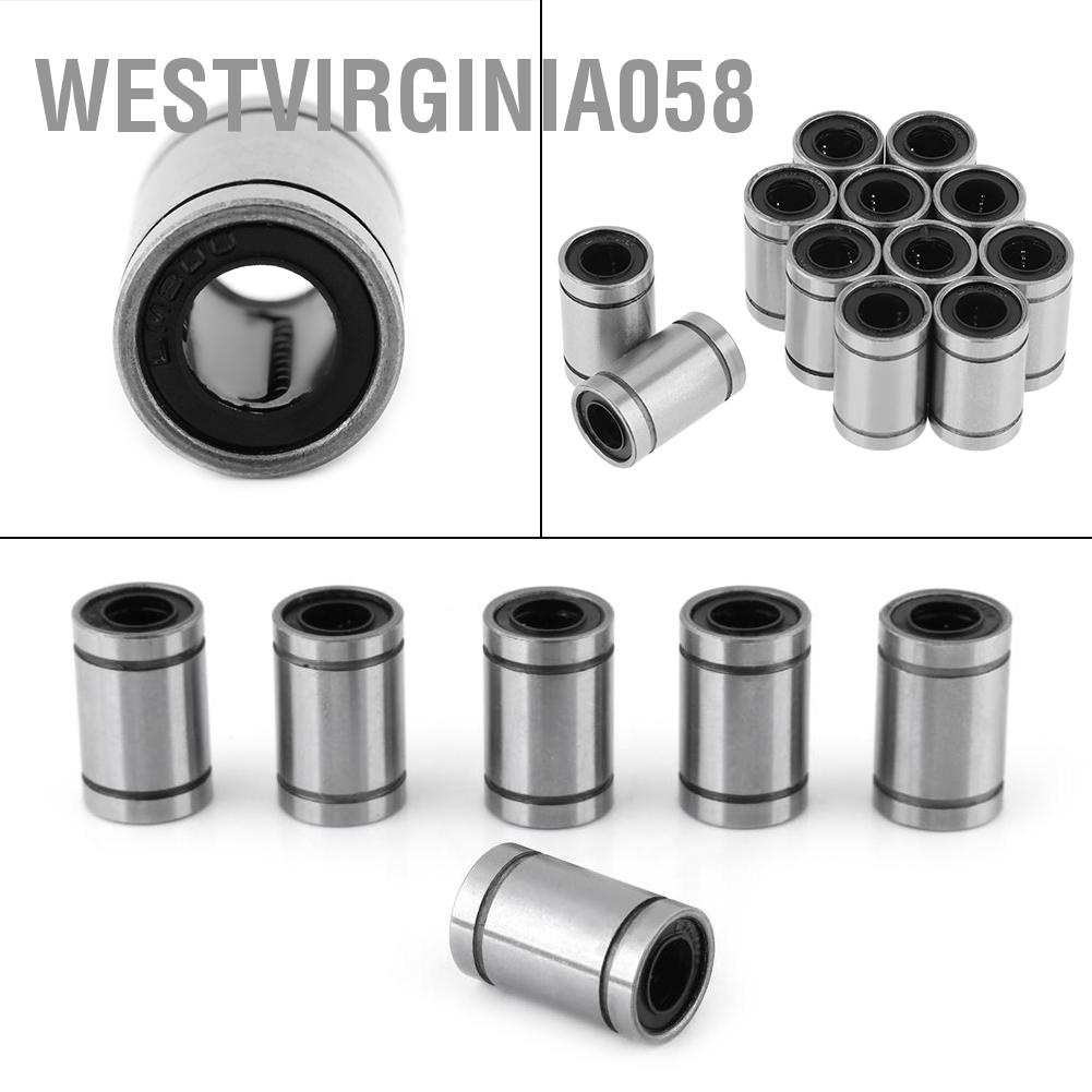 Hot Deals 12 cái LM8UU 8mm Ống lót vòng bi chuyển động tuyến tính, Bộ phận máy in 3D CNC 8 x 15 24mm Westvirginia058 Spot Express