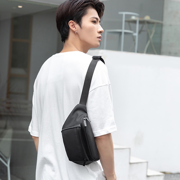 Túi đeo chéo ngực chống thấm nước thiết kế mới thời trang dành cho nam