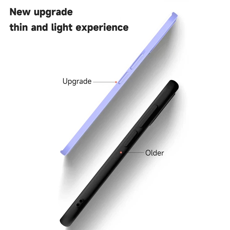 Ốp điện thoại silicon nhám cạnh vuông chống nước cho iPhone 14 Plus Pro Max 5G 2022