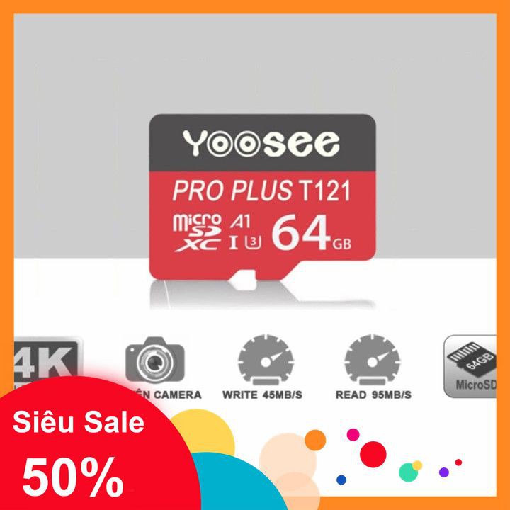 [5🌟][FREESHIP] THẺ NHỚ MICRO SD YOSEE 64GB - 32GB - 16GB CLASS 10 CHÍNH HÃNG [SALE]