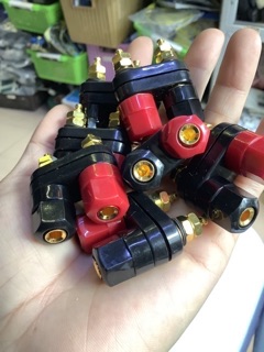 Cọc loa đôi đỏ đen( cọc loa , trạm loa , bắp chuối , càng cua , mỏ chim)