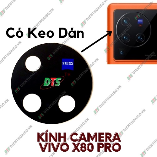 Kính camera vivo X80 Pro kèm keo dán