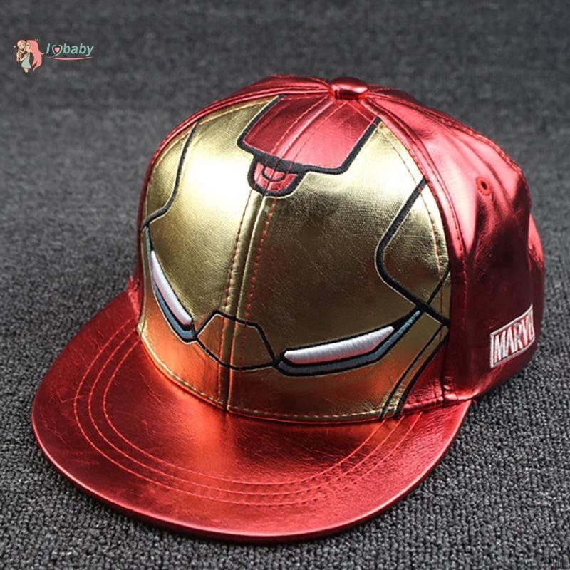 IU New Children's Iron Man Hip Hop Casual Baseball Cap