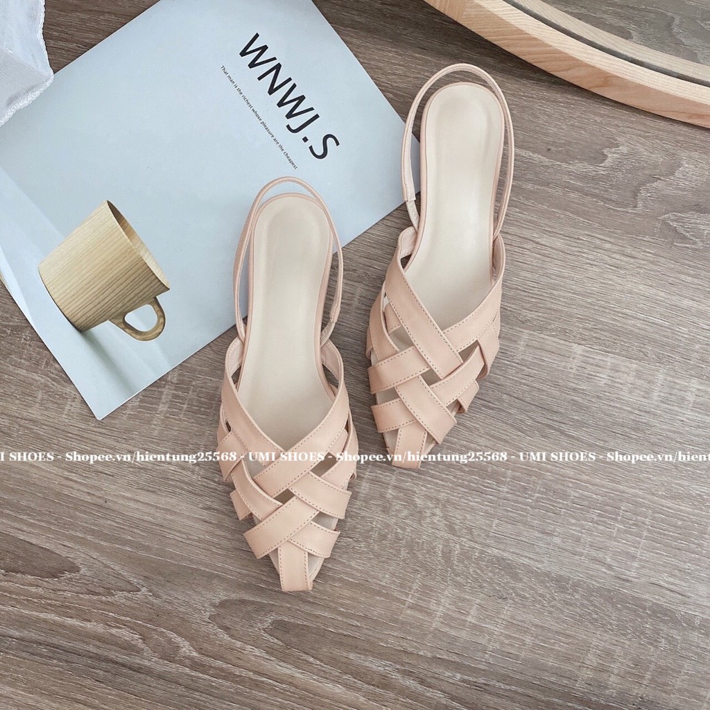 [HOT] Sục kiểu sandal rọ đan nhau mẫu mới nữ tính đi làm đi chơi đi học công sở văn phòng nhẹ nhàng đơn giản đẹp rẻ xinh