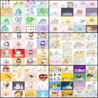 Nhãn vở hình dễ thương 16 cái , nhãn vở hình cute