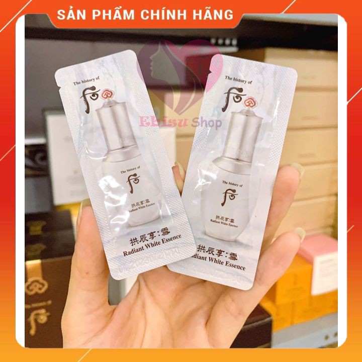 Gói tinh chất dưỡng trắng Whoo Gongjinhyang Seol Radiant Whitening Essence 1ml_𝐄𝐁𝐈𝐒𝐔 𝐂𝐎𝐒𝐌𝐄𝐓𝐈𝐂𝐒