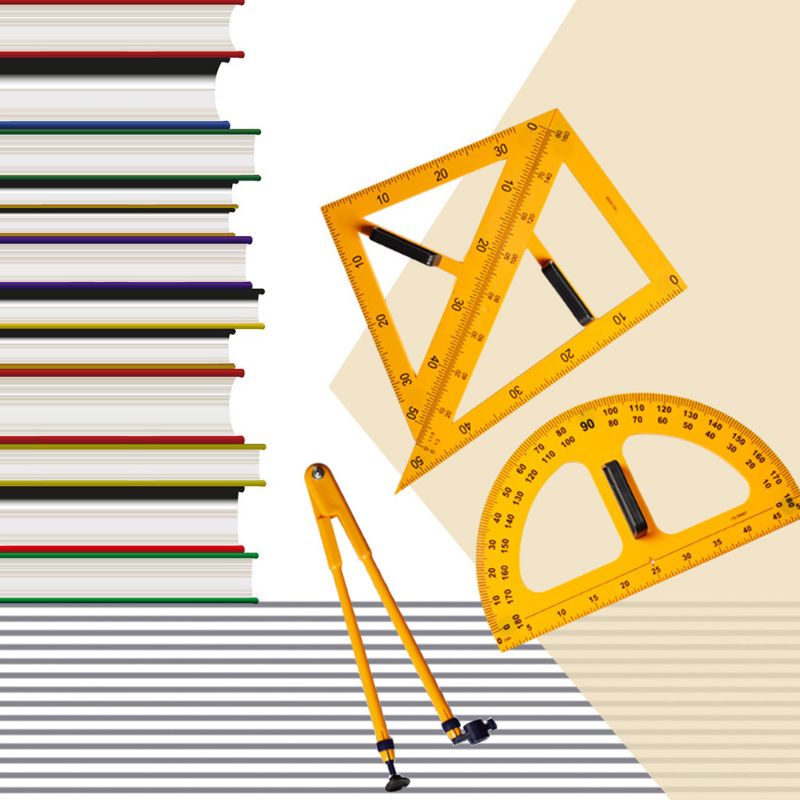 Bộ Thước Hình Học Và Compa Đa Năng Dùng Dạy Học