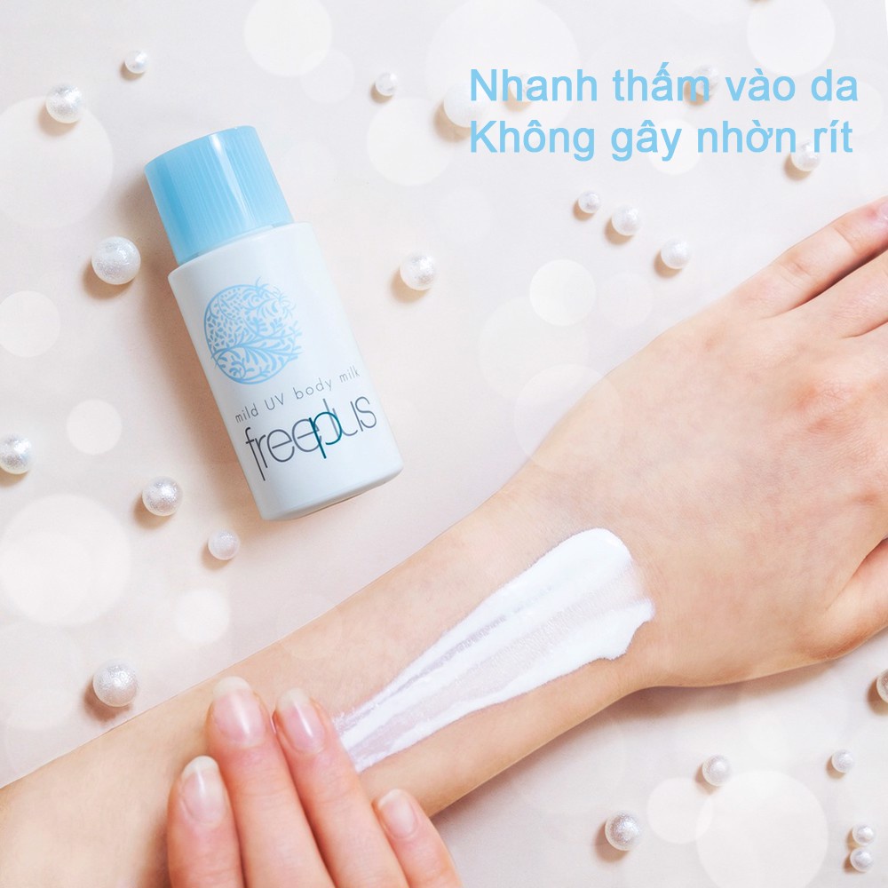 Sữa Chống Nắng Toàn Thân Dịu Nhẹ Dưỡng Ẩm Freeplus Mild UV Body Milk SPF32 PA+++ 50ml