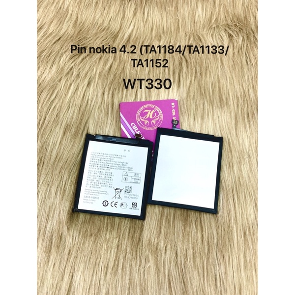 pin nokia 4.2/TA1184/TA1133/TA1152, ký hiệu trên pin WT330