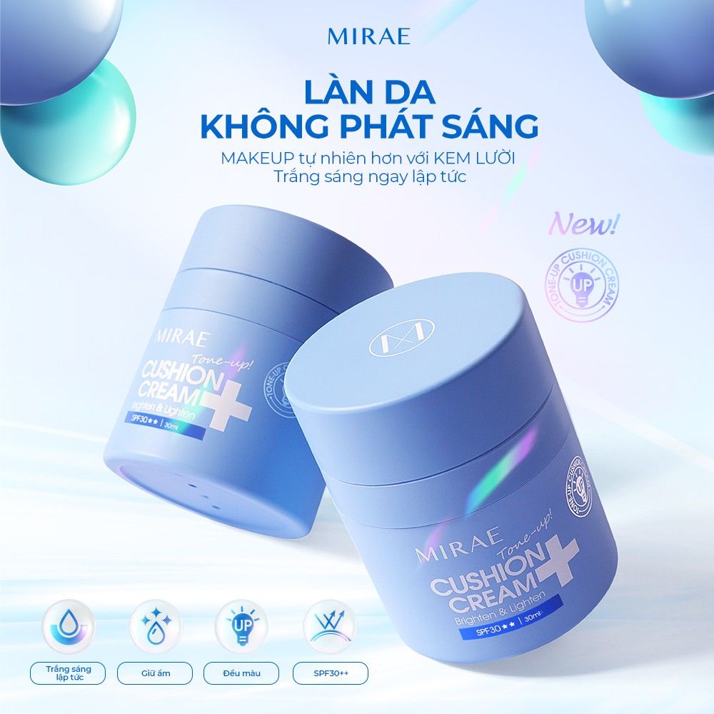 Kem Lười Che Khuyết Điểm Mirae 💕FREESHIP💕 Kem Mkup Giúp Da Trắng Sáng Dưỡng Ẩm Mờ Vết Thâm Sẹo 30ml/hũ, SOTI | BigBuy360 - bigbuy360.vn
